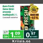 Allahindlus - Aura Fresh
õuna-kirsiaroonia
mahlajook 2 L