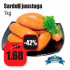 Allahindlus - Sardell juustuga, 1 kg