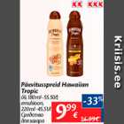 Allahindlus - Päevitusspreid Hawaiian Tropic