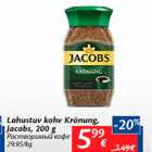 Allahindlus - Lahustuv kohv Krönung, Jacobs, 200 g