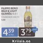 Allahindlus - FILIPPO BERIO MILD & LIGHT OLIIVIÕLI 0,5 L