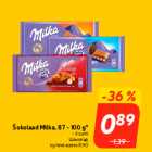 Šokolaad Milka, 87 - 100 g*