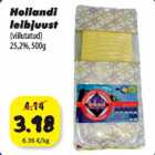 Allahindlus - Hollandi leibjuust (vilutatud) 25,2%, 500g