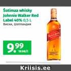 Šotimaa whisky Johnnie Walker Red Label 40% 0,5 L