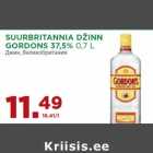 SUURBRITANNIA DŽINN
GORDONS