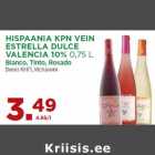 Allahindlus - HISPAANIA KPN VEIN
ESTRELLA DULCE
VALENCIA