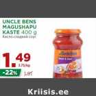 Allahindlus - UNCLE BENS
MAGUSHAPU
KASTE 