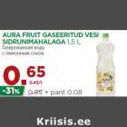 Allahindlus - AURA FRUIT GASEERITUD VESI
SIDRUNIMAHALAGA 