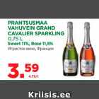 Allahindlus - PRANTSUSMAA
VAHUVEIN GRAND
CAVALIER SPARKLING