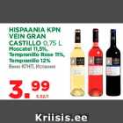 HISPAANIA KPN
VEIN GRAN
CASTILLO