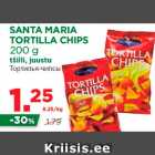 Allahindlus - SANTA MARIA
TORTILLA CHIPS