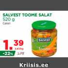 Allahindlus - SALVEST TOOME SALAT
520 g