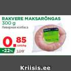 Allahindlus - RAKVERE MAKSARÕNGAS
300 g