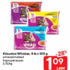 Kiisueine Whiskas, 4 tk x 100 g

