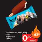 Jäätis Vanilla Ninja, 80 g
