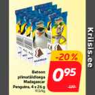 Batoon
piimatäidisega
Madagascar
Penguins, 4 x 26 g