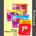 Kiisueine
Whiskas, 4 x 100 g