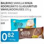 Allahindlus - BALBIINO VANILLA NINJA KOOREJÄÄTIS GLASUURITUD VAHVLIKOONUSES 105 G