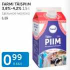 FARMI TÄISPIIM 3,8% - 4,2%, 1,5 L