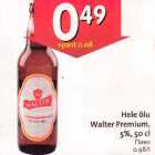 Allahindlus - Hele õlu Walter Premium, 5%, 50 cl