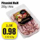 Allahindlus - Pitsasink M&M
250g / Atria 