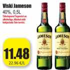 Allahindlus - Viski Jameson
40%, 0,5L 