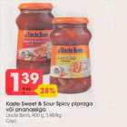 Kaste Sweet & Sour Spicy pipraga või ananassiga