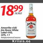 Allahindlus - Ameerika viski Jim Beam White Label 4YO