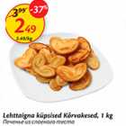 Allahindlus - Lehttaigna küpsised Kõrvakesed, 1 kg