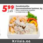 Allahindlus - Kanakintsuliha
kooremaitselises kastmes, kg