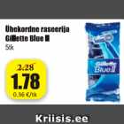 Allahindlus - Ühekordne raseerija Gillette Blue II 5 tk