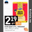 Eesti juust 27%, viilutatud