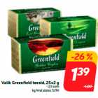 Allahindlus - Valik Greenfield teesid, 25x2 g