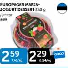 EUROPAGAR MARJAJOGURTIDESSERT 350 G