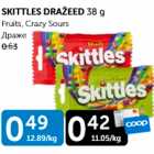 Allahindlus - SKITTLES DRAŽEED 38 g