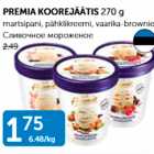 Allahindlus - PREMIA KOOREJÄÄTIS 270 g