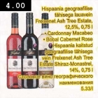 Allahindlus - Hispaania geograafilise tähisеgа lauavein Frеixеnеt Ash Tree Estate,12,5%,0,75l .Саrdоnnау Масаbео
. Bobal Саbеrnеt Rose Hispaania kaitstud geograafilise tähisеgа vein Freixenet Ash Тrее Estate Shiraz-Monastrel,14%,0,75l