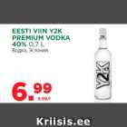 Allahindlus - EESTI VIIN Y2K
PREMIUM VODKA