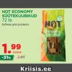 Allahindlus - HOT ECONOMY
SÜÜTEKUUBIKUD
72 tk