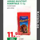 Allahindlus - AMIGO KUIVTOIT
KOERTELE 15 kg