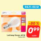 Led lamp Osram, 60 W
