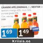 GRANINI APELSINIMAHL 1 L, NEKTAR 1 L