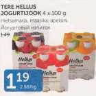 TERE HELLUS JOGURTIJOOK 4 X 100 G