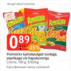 Allahindlus - Pomsticks kartulipulgad soolaga, paprikaga või hapukoorega