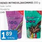 RENDI MITMEVILJAKOMMID  200 G