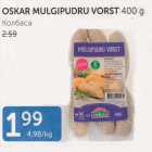 OSKAR MULGIPUDRU VORST 400 G