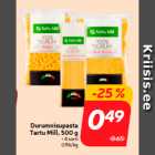 Allahindlus - Durumnisupasta
Tartu Mill, 500 g