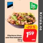 Allahindlus - Kikerherne-kinoasalat
Rimi kokkadelt,
250 g