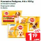 Koeraeine Pedigree, 4 tk x 100 g

