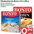 Pikateraline riis Bosto, 4 tk x 125 g

